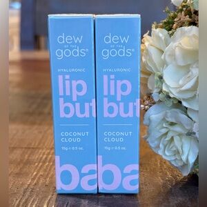 NEW Dew of the Gods SORBAE Hyaluronic LIP BUTTER in COCONUT 🥥 CLOUD Duo!